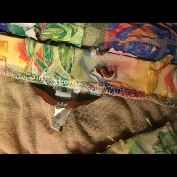 💐New Boho Shredded Skirt Size Small - Picture 7 of 8